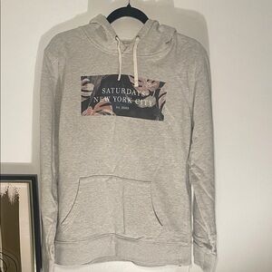 Saturdays New York City Light Gray Hoodie